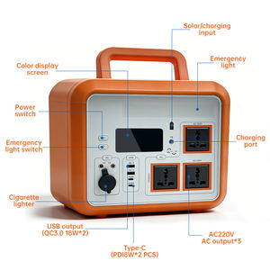 300W 便携式电源纯正弦波，CE 认证，LiFePO4 太阳能充电，适用于户外供电 - Product Image 3