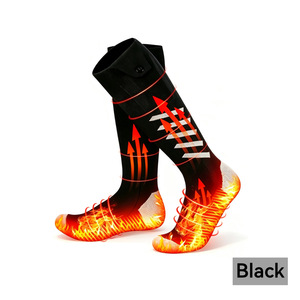 Chaussettes chauffantes électriques, chauffe-jambes thermiques d'hiver, équipement de chaleur portable pour le ski, la randonnée, le cyclisme, le déneigement - Product Image 2
