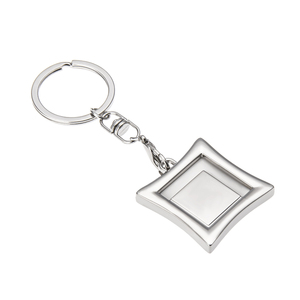 Biểu tượng tùy chỉnh DIY Mini Hình Ảnh Khung kim loại Keychain cá nhân cổ điển thăng hoa Keyring trống khung ảnh làm bằng hợp kim kẽm - Product Image 6