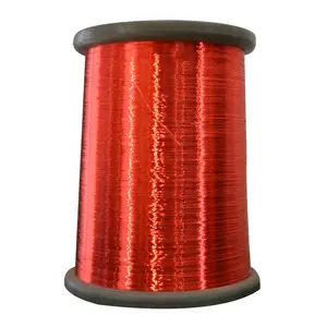 Class 200H 0.2Mm Aluminum Insulating Varnish 1 Kg Copper Enameled Red Wires Price 5 Core