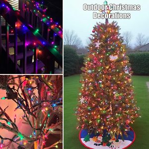 Guirlande Lumineuse LED de Noël Miniature 4m 50/100 LED pour Décoration d'Arbre Extérieur Jardin Étanche Effet Tungstène – Offre Spéciale - Product Image 5