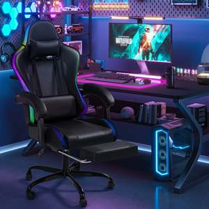 AJUNION Großhandel <span class=keywords><strong>Gaming</strong></span> <span class=keywords><strong>Chair</strong></span> High Back Racing Gamer Stuhl mit RGB-Beleuchtung Verstellbare Armlehnen Esport <span class=keywords><strong>Chair</strong></span> <span class=keywords><strong>Gaming</strong></span> Furniture - Product Image 2