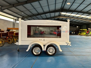 Latest Design Tow Funeral Hearse Electric Coffin Buggy Motorcycle Funeral Cart Funeral Service Wagon - Product Image 5