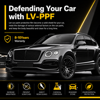 Film de protection de peinture automobile PPF en TPU aliphatique haute résistance 8,5 mil, résistant aux rayures, anti-UV, hydrophobe, en rouleau