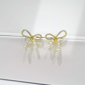Custom plata 925 sterling <b>silver</b> <b>big</b> chunky <b>earring</b> exaggerated bridal unique 22k Gold Plated Freshwater Pearl Stud <b>Earrings</b> - Product Image 4