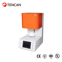 Four de Traitement Thermique de Porcelaine pour Laboratoire Dentaire Personnalisé TENCAN TC-BDF-1L Programmable avec Écran Tactile 7'' et Contrôle PID, Chauffage 1C