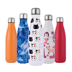 Bouteilles d'eau isothermes personnalisées en acier inoxydable 304 à double paroi de 1 L pour le sport, vente en gros - Product Image 1