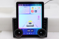 Autoradio Tesla 9,7 pouces Android 13 avec double bouton rotatif et grand écran, 4+64 Go, compatible avec toutes les machines Android à écran de 9 et 10 pouces