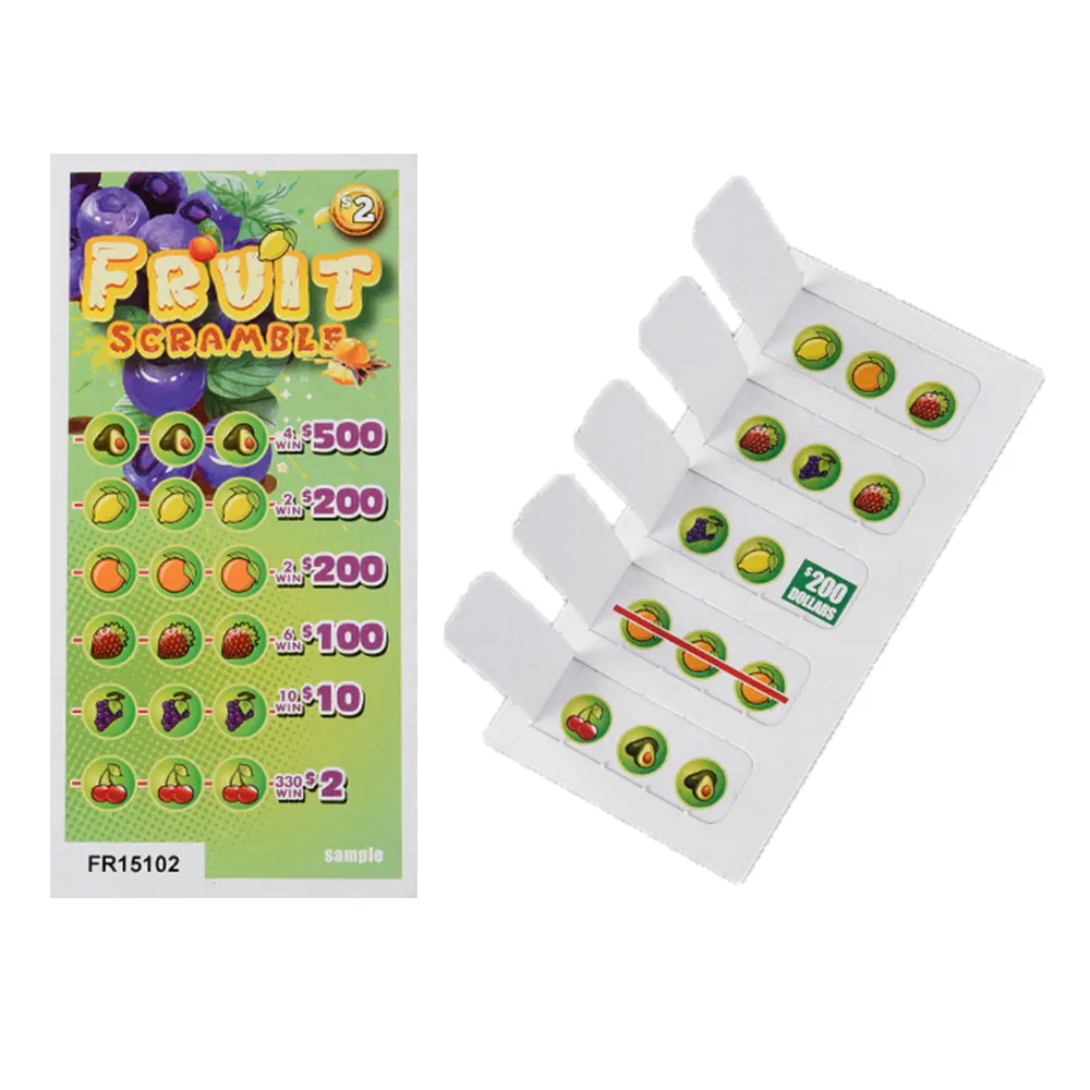 La nostra fabbrica auto-operata può personalizzare e produrre carte premio a strappo per i biglietti della lotteria.