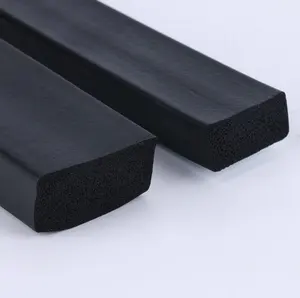 Tira de esponja de goma cuadrada rectangular
