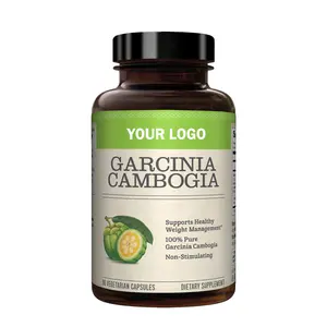 OEM 개인 라벨 Garcinia Cambogia 추출물 캡슐 슬리밍 플랫 배 알약 체중 감량