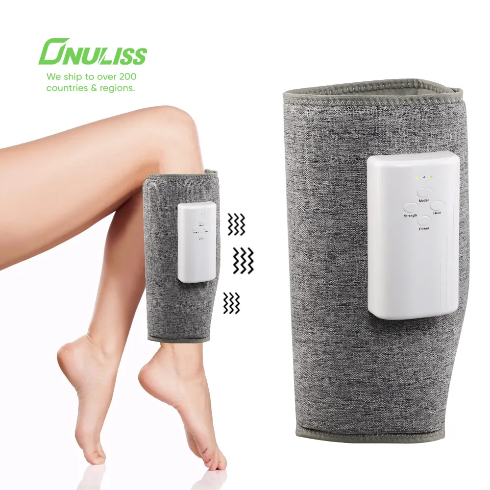 Machine électrique de masseur de jambe et de pied de compression d'air de chaleur professionnelle puissante de physiothérapie de vibration