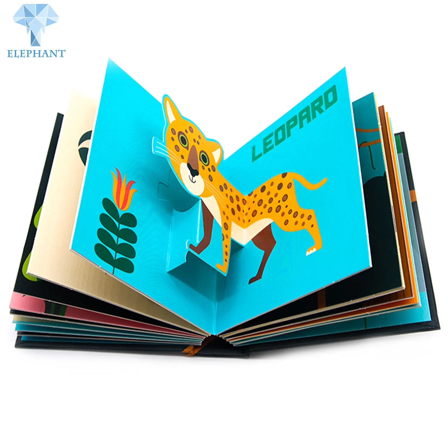 Customized Pop-up Book Colouring Drawing Memory Cartoon Comic Story Hardcover Board Pop up Book Printing