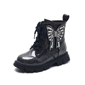 Calzado Informal al por Mayor <span class=keywords><strong>para</strong></span> Niñas, Botines Casuales <span class=keywords><strong>con</strong></span> Lazo, Estilo Escolar Personalizado, Tipo Princesa, Invierno, <span class=keywords><strong>para</strong></span> Niños - Product Image 5