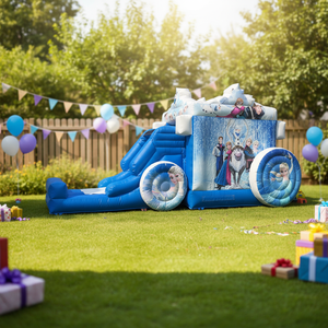 <span class=keywords><strong>Castillo</strong></span> Inflable Popular de Princesa con Tobogán, <span class=keywords><strong>Castillo</strong></span> Inflable de <span class=keywords><strong>Frozen</strong></span> en Venta - Product Image 5