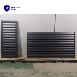 PRINCETON Panneaux de clôture et de portail horizontaux en aluminium à revêtement en poudre pour l'extérieur moderne - Product Image 1