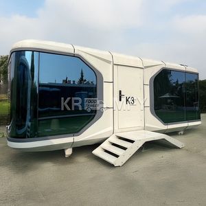 Casa Contenedor Tipo Cápsula Espacial de Lujo, Villa Móvil Prefabricada de Alta Calidad con 2 Dormitorios, Impermeable, Ecológica y Duradera - Product Image 5