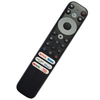 Télécommande vocale de remplacement RC902V FMR2 compatible avec les téléviseurs intelligents TCL