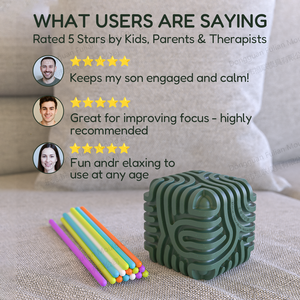Tablero de Actividades Sensoriales de Silicona, Juguete Educativo para Niños Mayores de 3 Años y Adultos, Calmante para el Estrés, Ansiedad, TDAH, Autismo, Juguetes para Aliviar el Estrés - Product Image 4