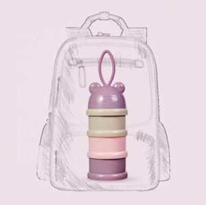 Nuevo Contenedor Portátil de Silicona con Diseño de Dibujos Animados para Alimentos de Bebé, Caja de Almacenamiento de Plástico para Snacks y Leche en Polvo para Bebés de 0 a 12 Meses - Product Image 3