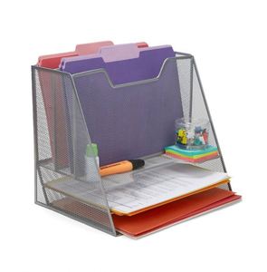 Chinese Factory <b>Top</b> Quality Best Price <b>Mesh</b> Desk File Organizer Letter Trays Mail Sorter Paper Holder <b>Mesh</b> Desk Organizer - Product Image 1