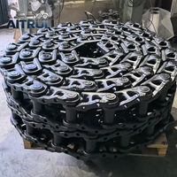 Pièces de rechange pour engins lourds AITRUI : Chaîne de chenilles pour excavatrices Komatsu PC300, PC350, PC400, PC410, PC450