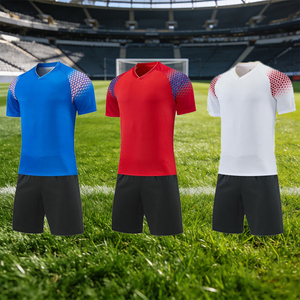 Vente en gros de maillots de football <span class=keywords><strong>pas</strong></span> chers, maillots de foot personnalisés pour joueurs, vêtements de football respirants, ensembles de maillots de football, uniformes de football - Product Image 1