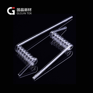Rõ ràng xoắn ốc ống thủy tinh thạch anh hợp nhất silica ngưng cuộn dây Helix ống cho ngành công nghiệp hóa chất - Product Image 2