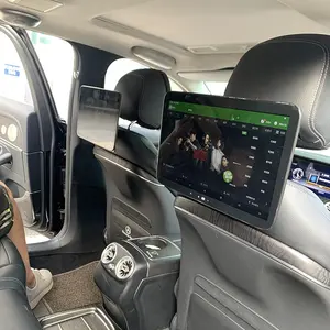 2024 Plug and Play asiento trasero del coche reproductor de vídeo Multimedia Android IPS TV Screne para Mercedes Benz C E S GLC GLE CLS V260 - Product Image 3