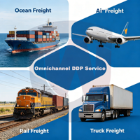 Transitaires DDP LCL FCL pas chers, transport aérien et maritime multimodal de la Chine vers les États-Unis, le Royaume-Uni, l'Allemagne, la France, l'Italie