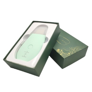 2020 último ultrasónico de Spa pelar los poros tierra espátula Facial depurador de la piel con el <span class=keywords><strong>cepillo</strong></span> de silicona cabeza - Product Image 1