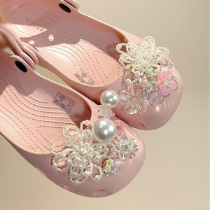 Adornos de Perlas Hechos a Mano para Zapatos, para Zuecos y Bailarinas, Decoraciones Estéticas con Cristales Brillantes, Venta Directa de Fábrica - Product Image 1