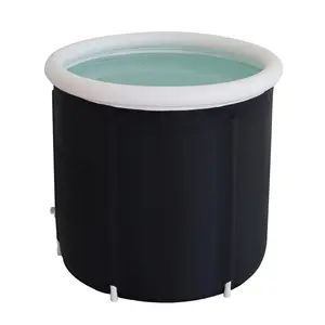 Custom Portable Fitness Cold Water Bath PVC Folding Inflatable Cold Plunge Tub Adult Medical Bathtubs