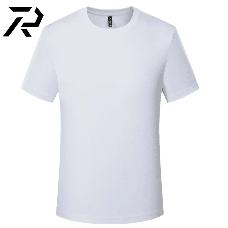 Feel Red Crewneck T Shirt Design Sweat Proof Custom Made Famous Brand Sublimation Cotton for Men Casual Blank Tshirt Printed