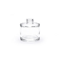 Bouteille en verre avec impression de transfert d'eau, diffuseur de roseaux givré, 10 pièces, 100ml