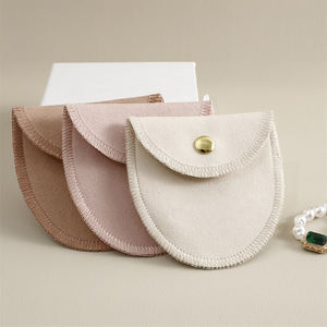 Bolsas de Microfibra Portátiles para Joyería Guardidea de 8*8cm, Bolsas de Embalaje de Alta Calidad para Aretes, Collares <span class=keywords><strong>y</strong></span> Pulseras - Product Image 3