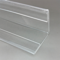 Support d'affichage double face pliable moderne en acrylique en forme de V avec logo personnalisé
