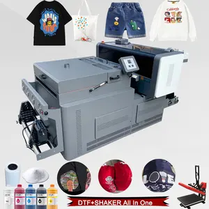 Принтер DTF с машиной для встряхивания порошка, двойная печать, i3200, 4720, XP600, A1, A2, A3, 60 см, 45 см, 30 см