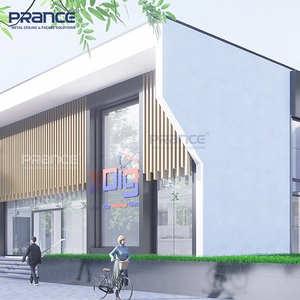 PRANCE Mur-rideau moderne en alliage d'aluminium - Façade ignifuge, écologique et imperméable pour bâtiments commerciaux et résidentiels - Product Image 1