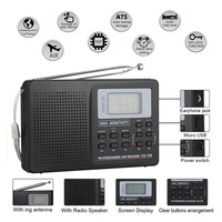 FM/AM/SW Radio BT5.0 bonne qualité Portable Mini multifonctionnel pleine bande démodulation numérique récepteur Radio stéréo