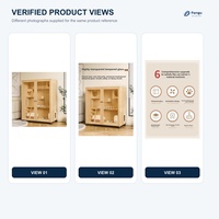 Villa pour chat moderne personnalisée en verre et bois massif, cage fermée pour chat d'intérieur avec toit en bois pour toutes les saisons