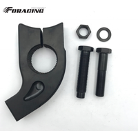 Foracing Nouvelle Barre de Torsion Noire en Titane 1-3/4" avec Raccord Splines 1-1/8"