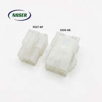 Molex 5559 4.2mm Pitch Mini-Fit Jr. Boîtier de connecteur mâle 2-24 voies PA66/Nylon 66 pour connecteur d'alimentation fil-fil 94V-0 compatible