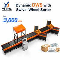 Système DWS haute vitesse, trieuse automatique de colis, machine de tri express en acier inoxydable