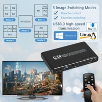 Carte de capture audio-vidéo SYONG NEW 4 en 1 avec affichage quadruple, HDMI, USB 3.0 pour l'enregistrement de jeux, la diffusion en direct et la diffusion télévisuelle