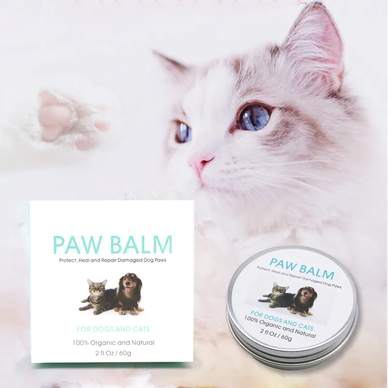 Vente directe d'usine soins pour animaux de compagnie baume de patte crème de soin des pattes naturelle biologique pour chiens chats soins