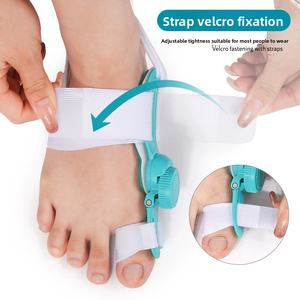 Día Noche Diseño ajustable Big Toe Straightener Juanete Férula Hallux Valgus Ortopédico Juanete <span class=keywords><strong>Corrector</strong></span> - Product Image 3