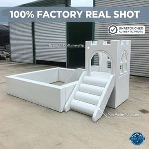 Castillo Inflable Blanco para Niños, Área de Juegos Interior con Piscina de Pelotas y Equipamiento de Juego Suave para Fiestas Escolares y Centros Comerciales, Alquiler de Juegos Suaves para Cafeterías - Product Image 2