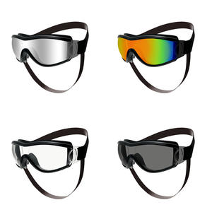 แว่นกันแดดสำหรับสุนัข ป้องกันรังสียูวี เป็นมิตรกับสิ่งแวดล้อม สายรัดปรับได้ กันลม/กันฝุ่น อุปกรณ์เสริมสำหรับสุนัข ฤดูร้อน/ฤดูหนาว/ฤดูใบไม้ผลิ - Product Image 2