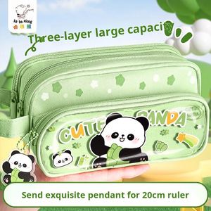 Étui multifonctionnel multi-couches pour enfants, étui de grande capacité, boîte à papeterie, trousse à crayons mignonne pour filles - Product Image 4